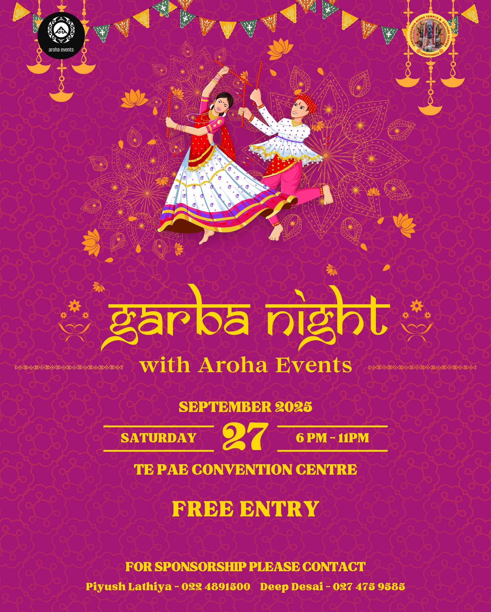 Garba Rolls Rolleston 2024